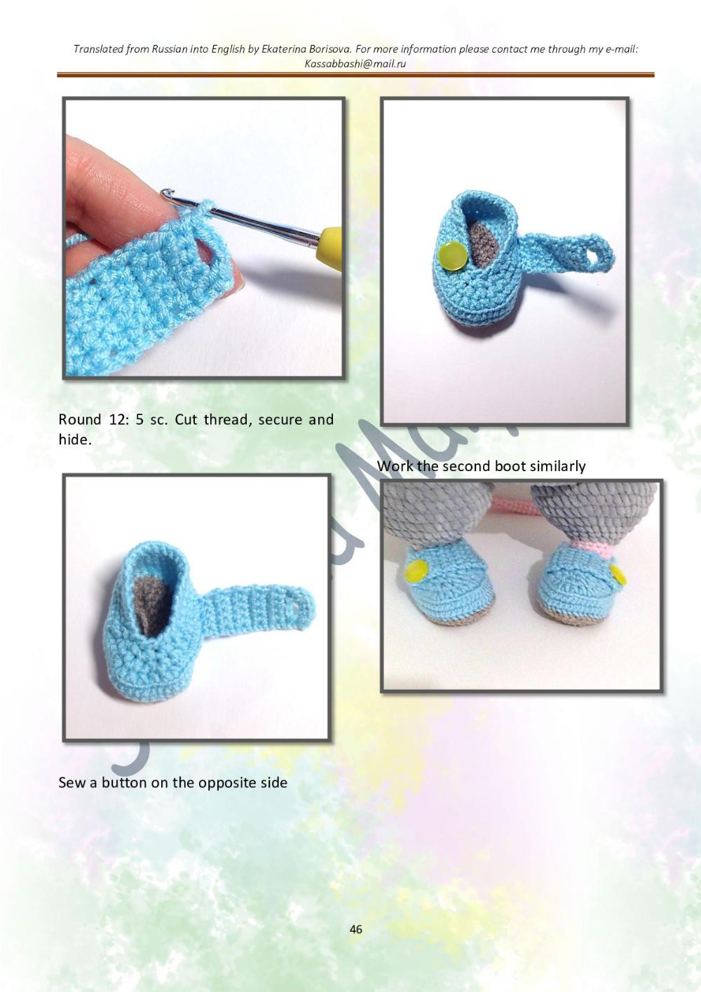 PATTERN & TUTORIAL Little mouse Gus (only crochet hook)