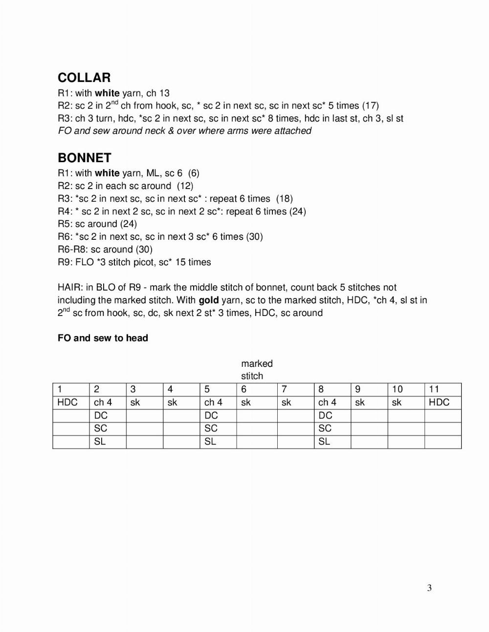 Pilgrim Couple (Measure & Constance Smith) crochet pattern