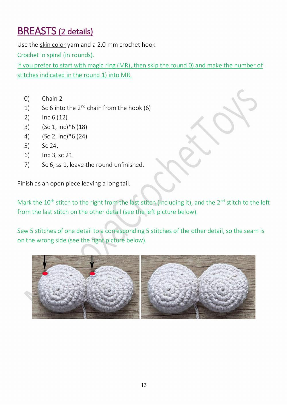 Pin-up girl Crochet pattern