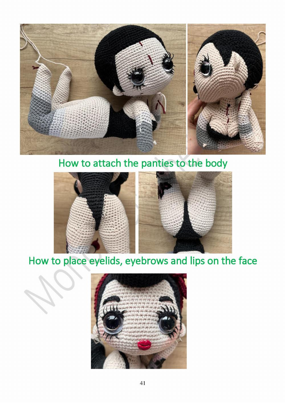 Pin-up girl Crochet pattern