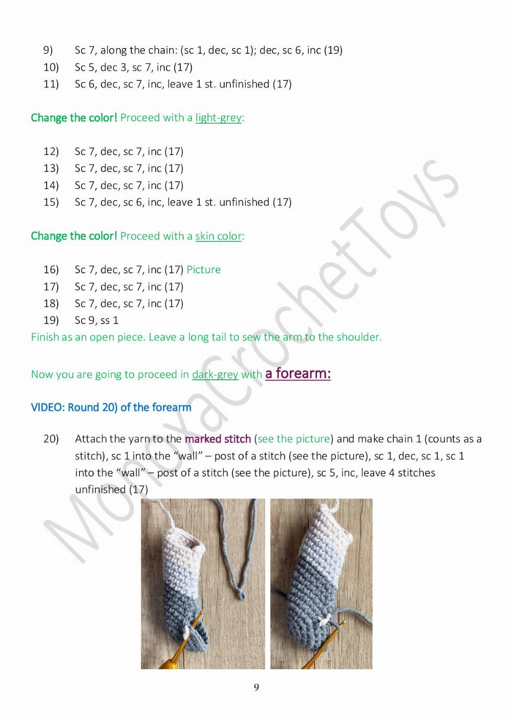 Pin-up girl Crochet pattern