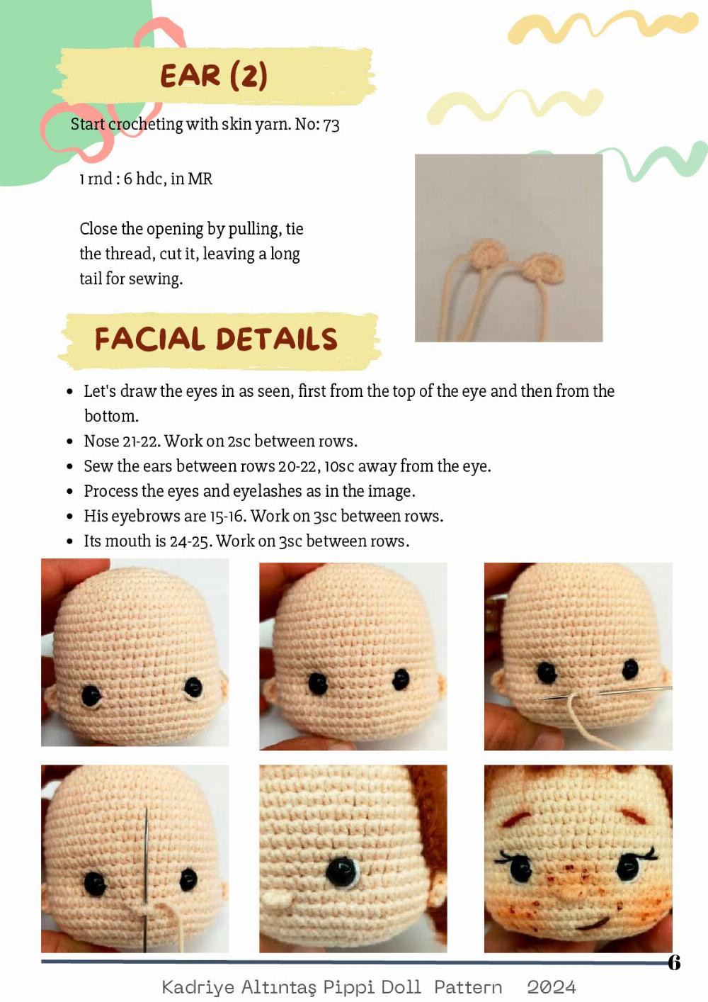 PİPPİ DOLL crochet patttern