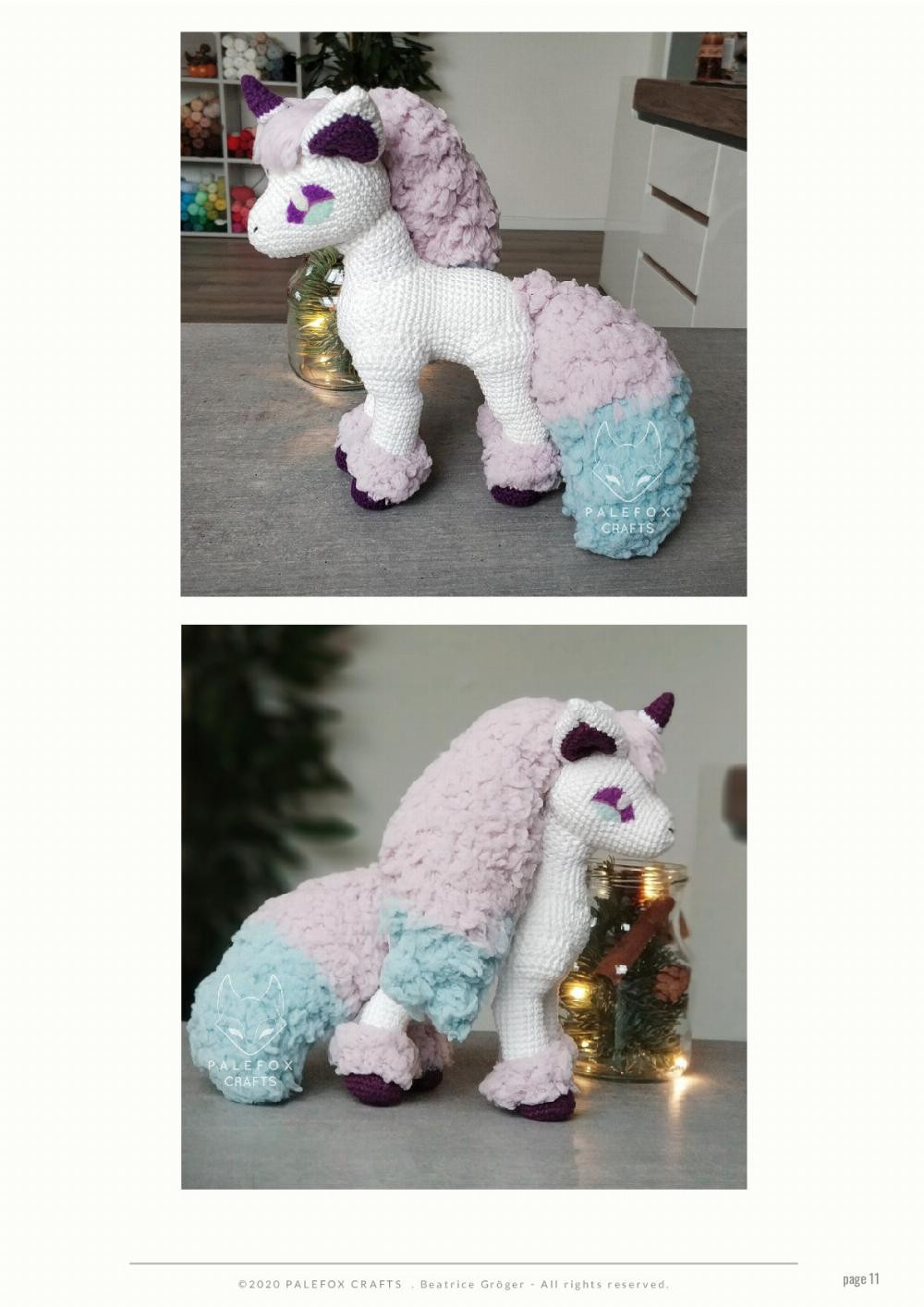 PONYTA GALARIAN VARIANT CROCHET PATTERN unicorn