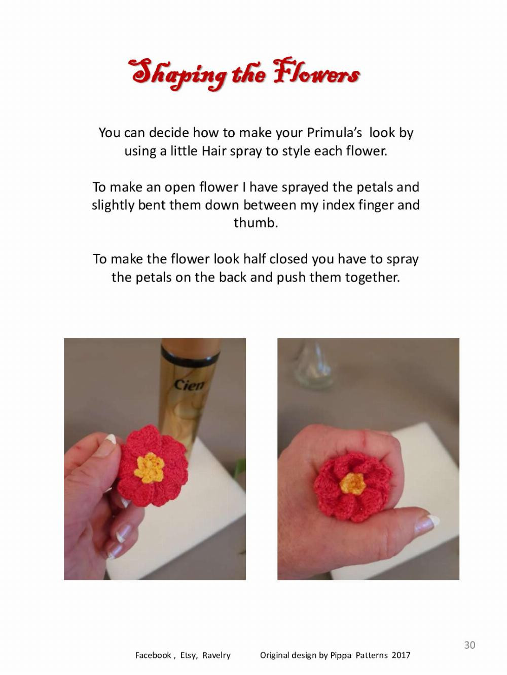 Primula Pattern and Instructions