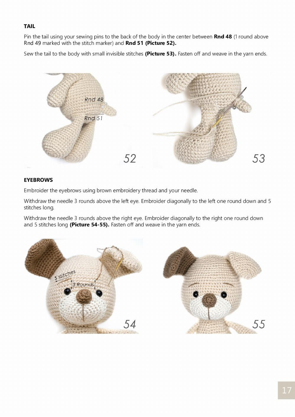 puppy dog crochet pattern