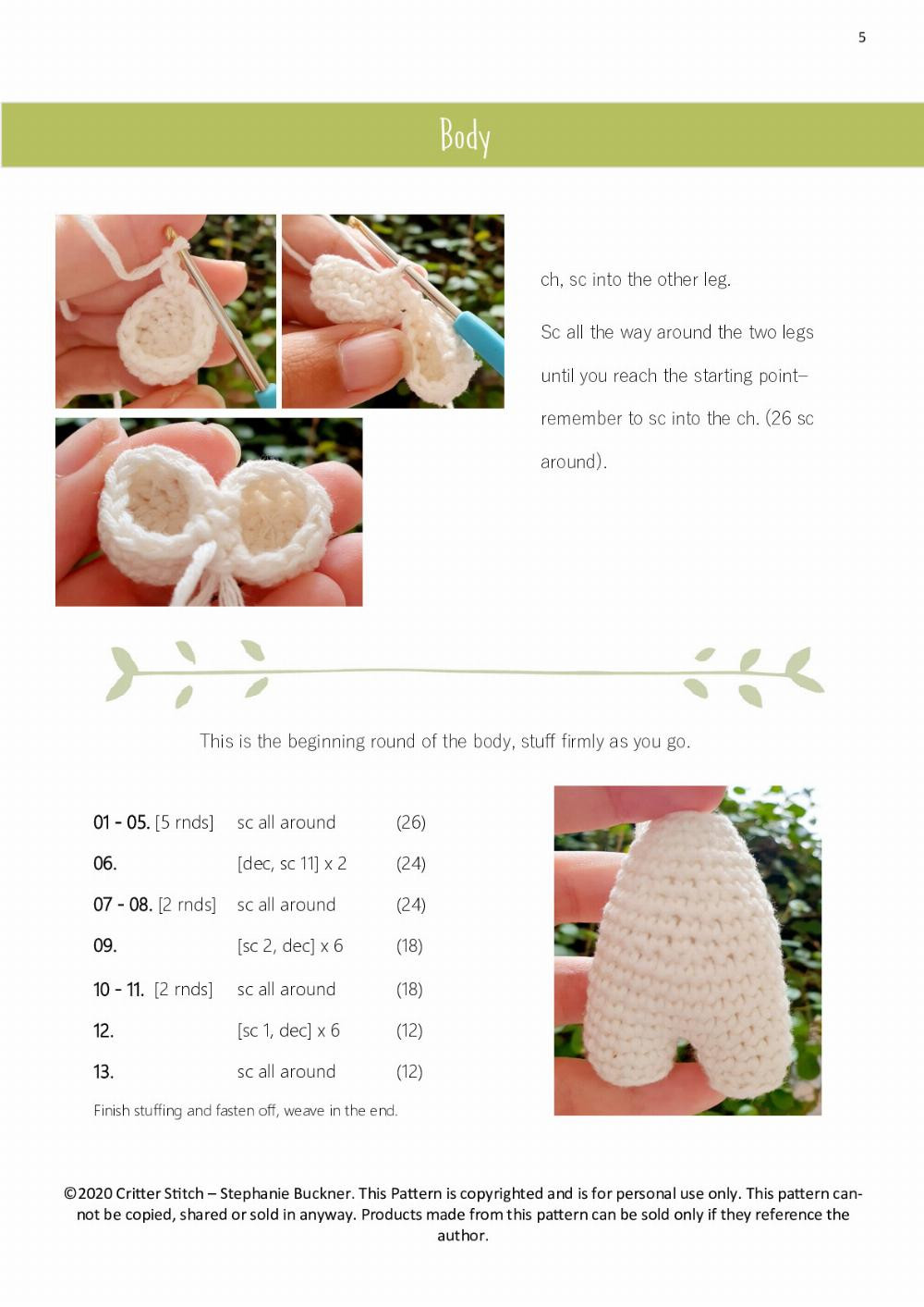 Quinn the mushroom crochet pattern