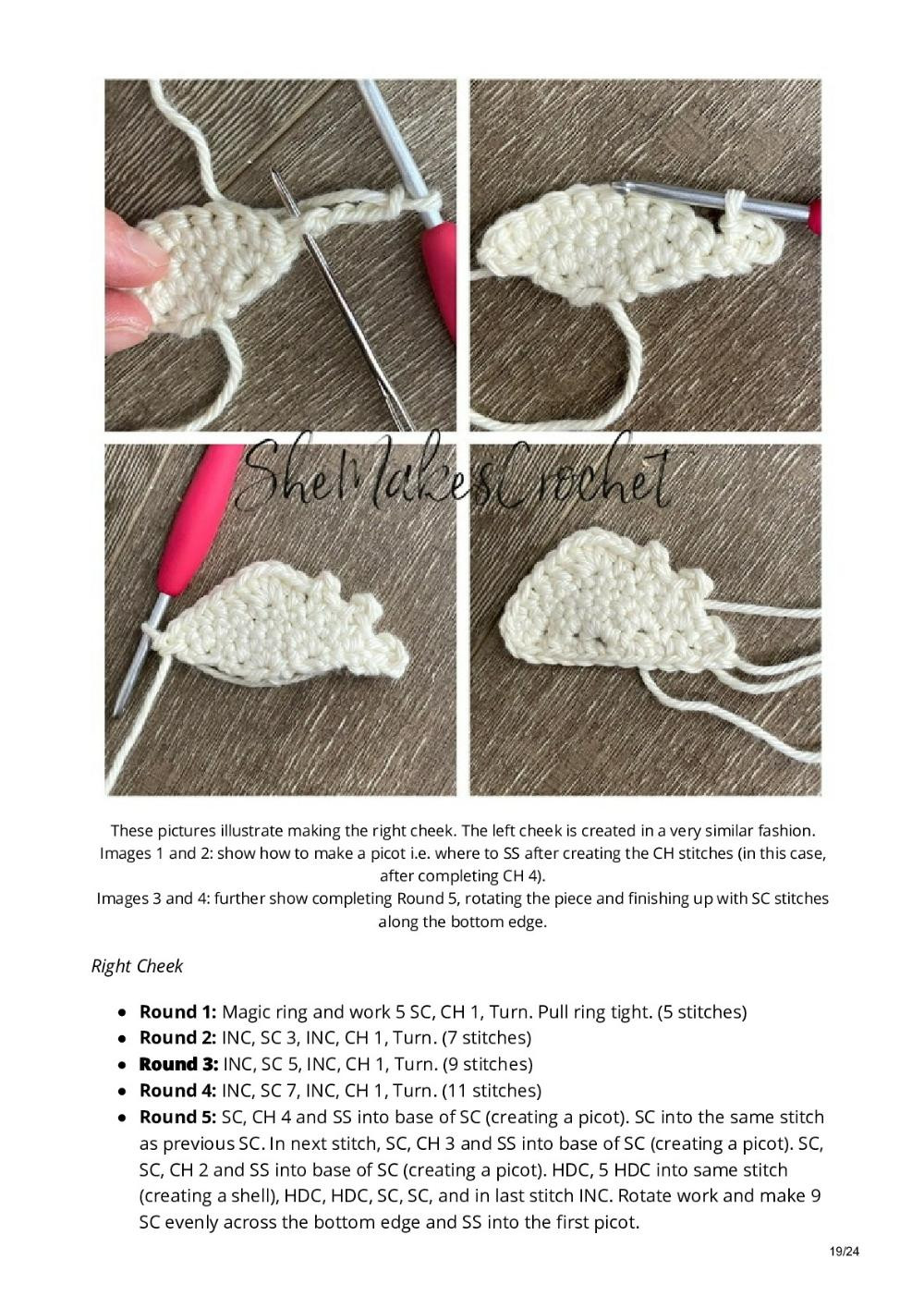 Rag Doll Fox crochet pattern