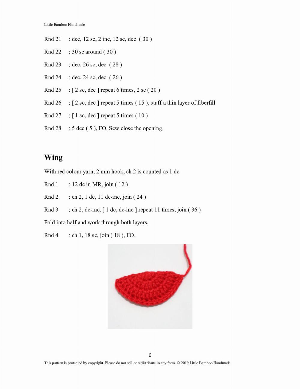 Red Bird Christmas Stocking Crochet Pattern