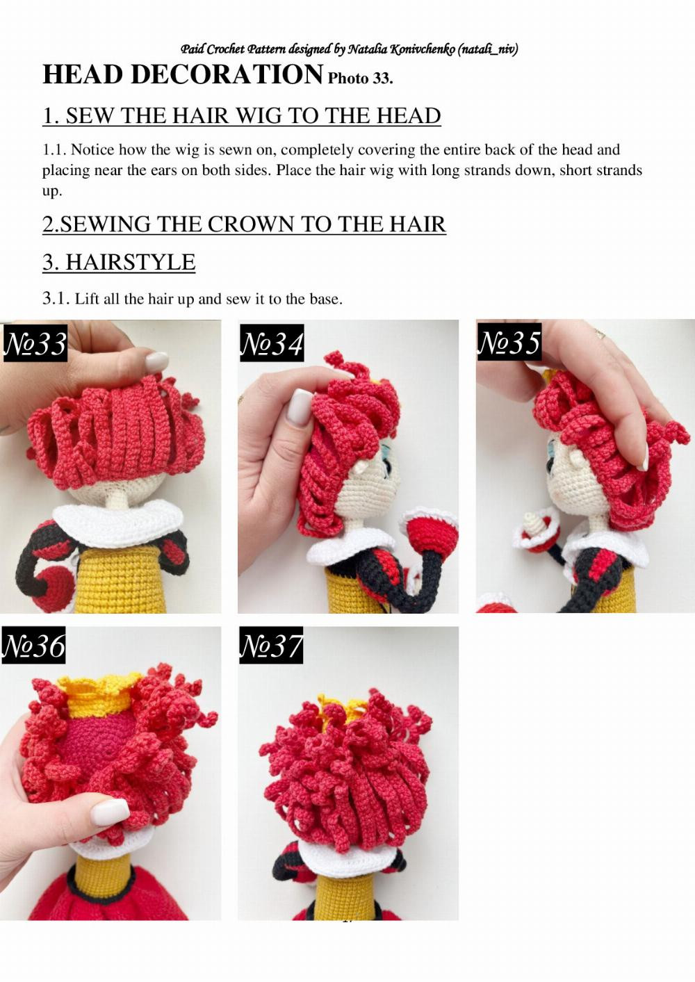 RED QUEEN crochet pattern