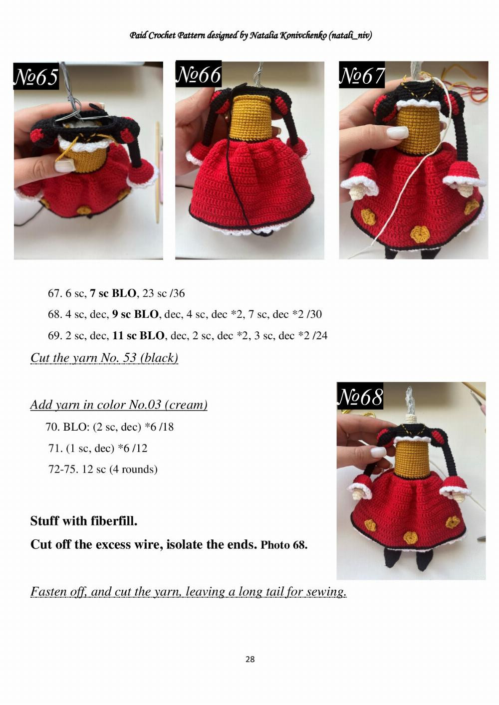 RED QUEEN crochet pattern