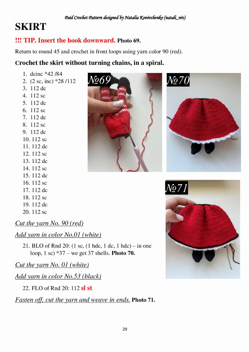 RED QUEEN crochet pattern