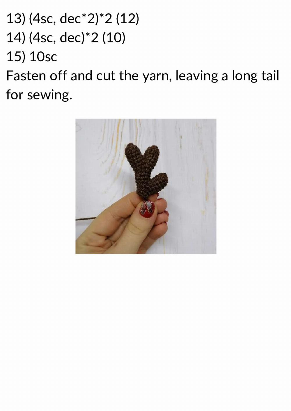 Reindeer Crochet Pattern