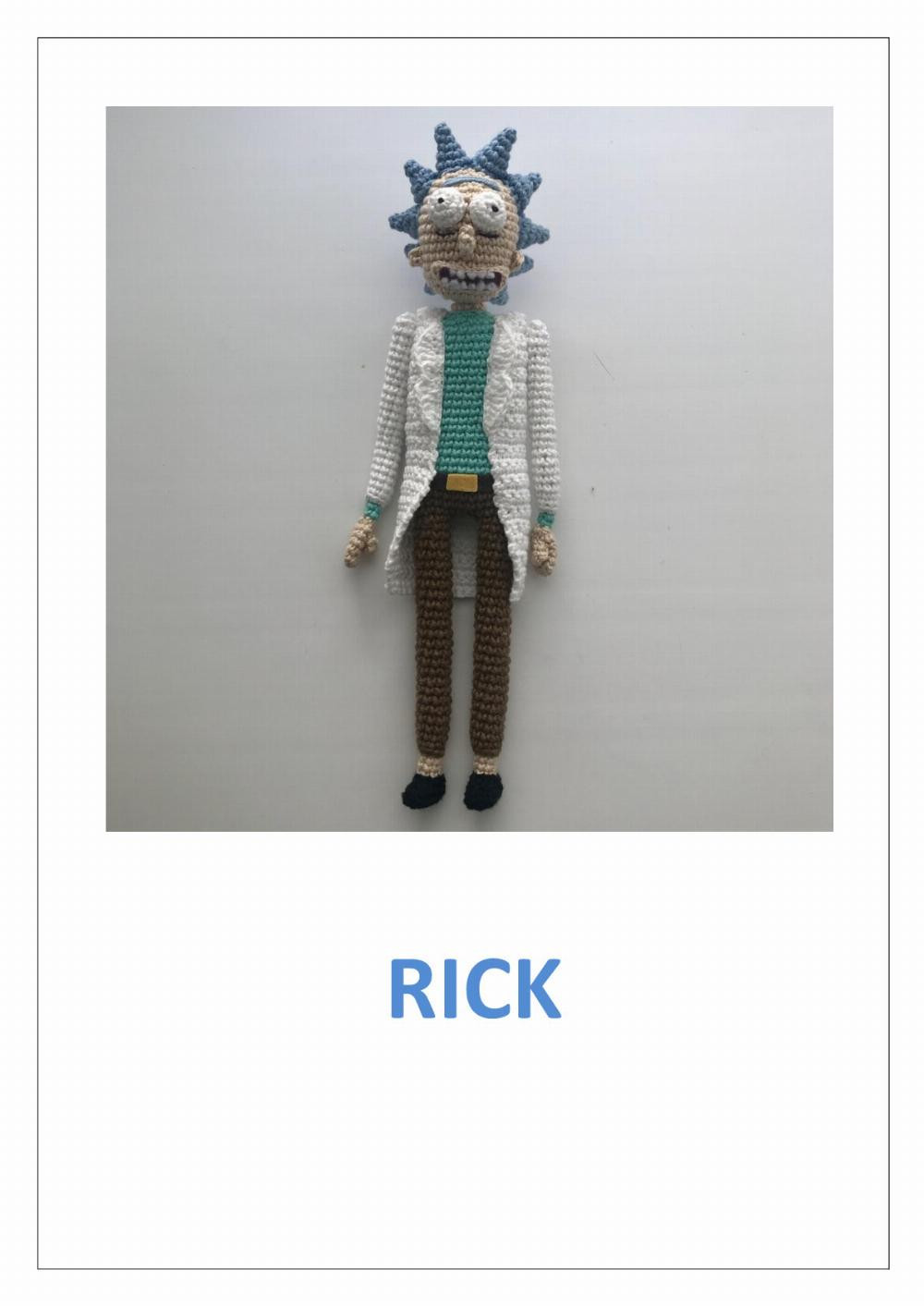 RICK AND MORTY crochet pattern