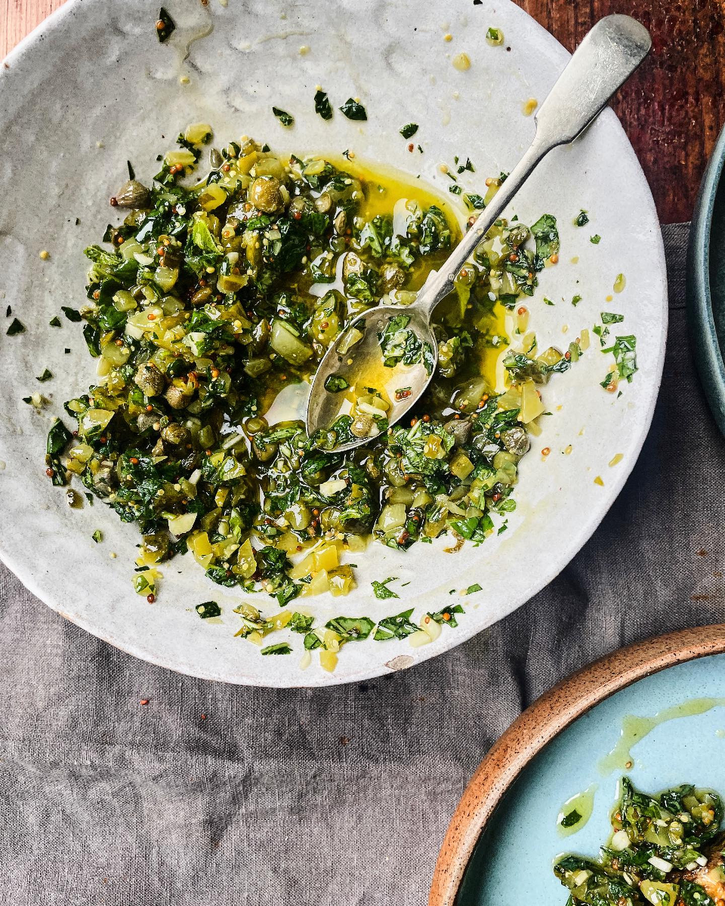 Roast Celeriac Steaks with Salsa Verde?