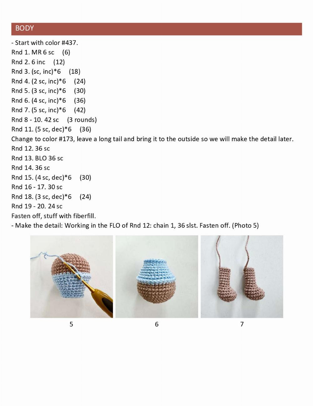 Roo Rattle crochet pattern