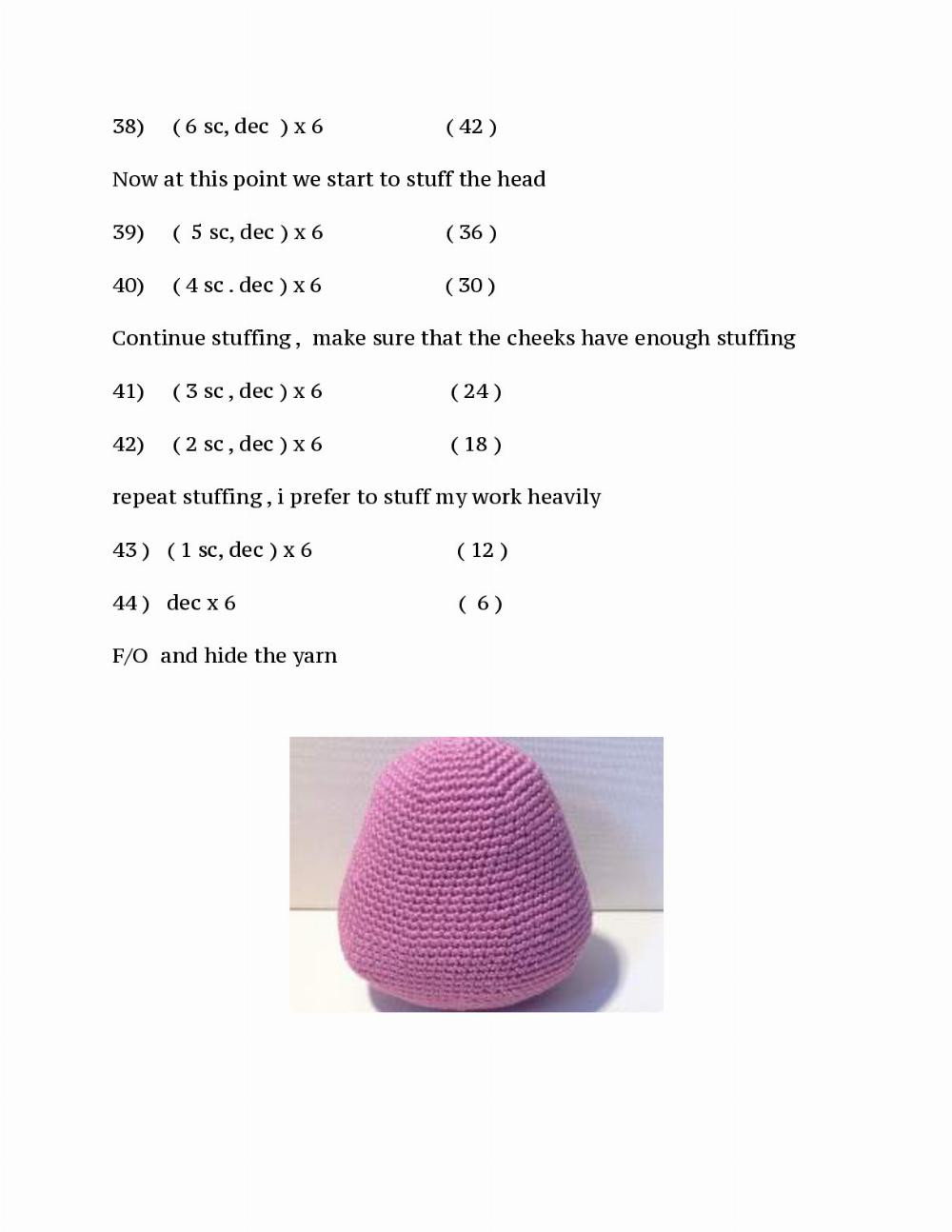 ROSA & RHINO crochet pattern