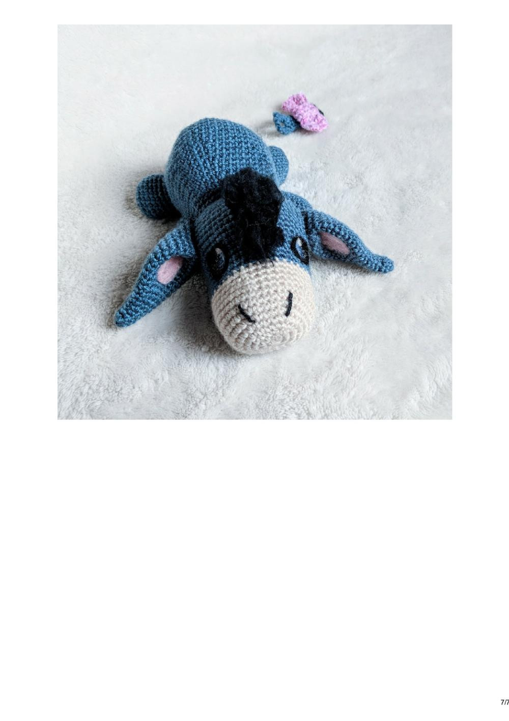 Sad Donkey Amigurumi Pattern