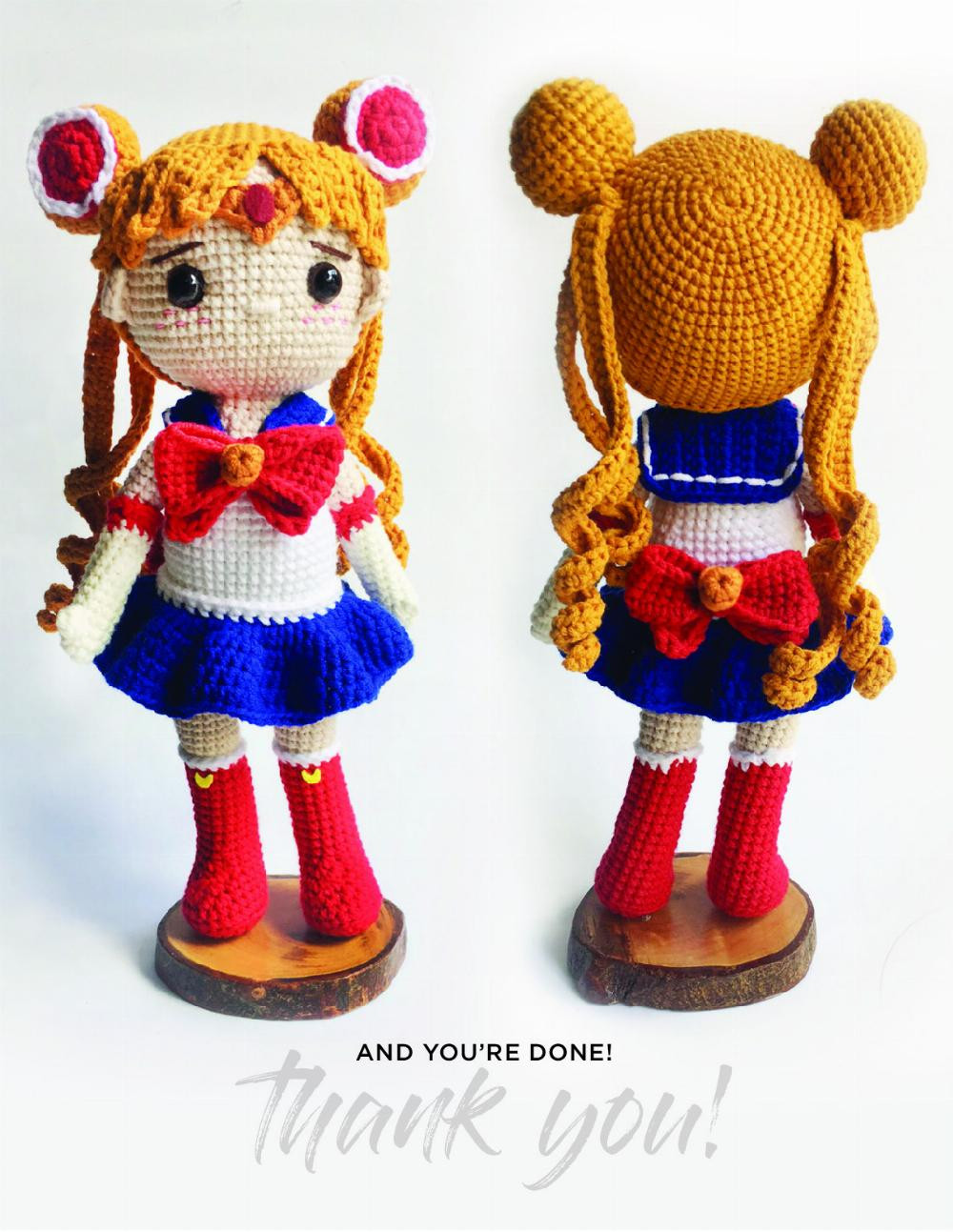 sailor moon pdf crochet pattern