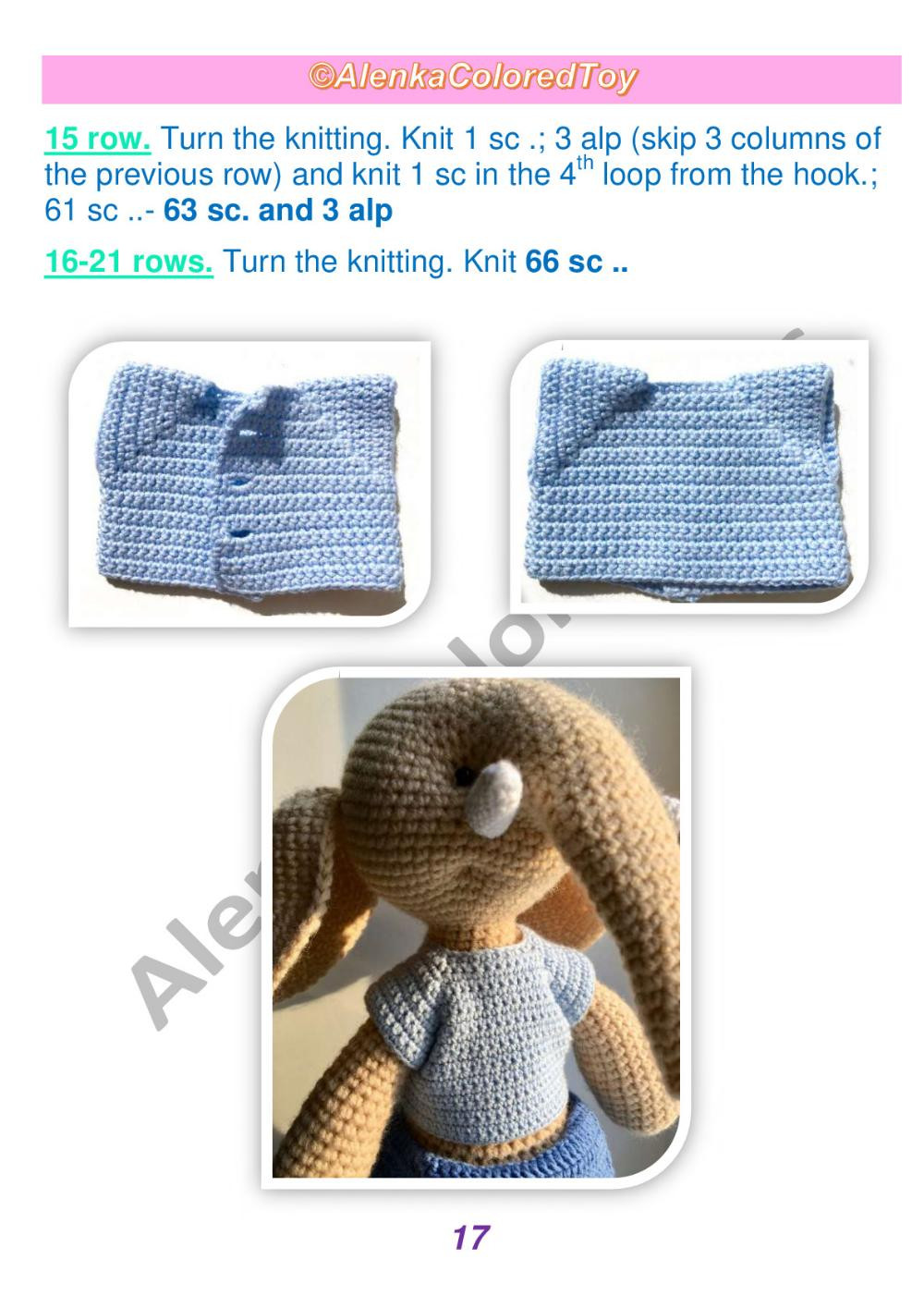 Sailor suit: HAT, SHIRT, OVERALLS, BOOTS. pdf file