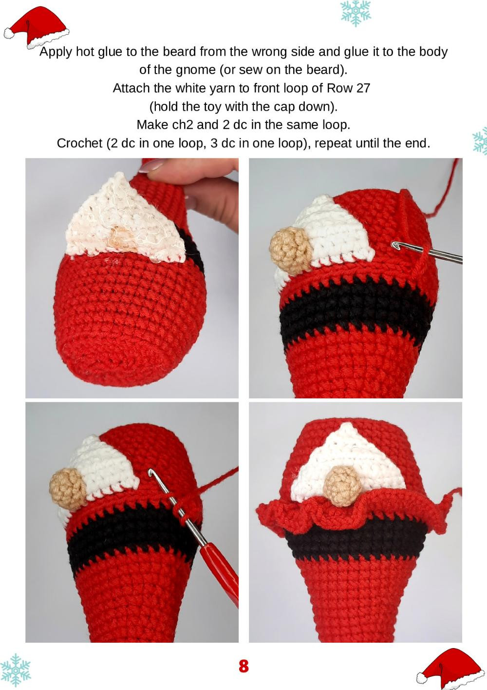 Santa gnome CROCHET PATTERN