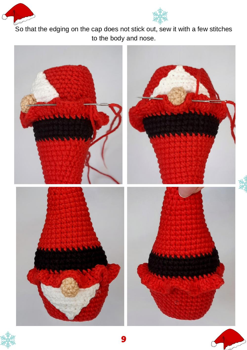 Santa gnome CROCHET PATTERN