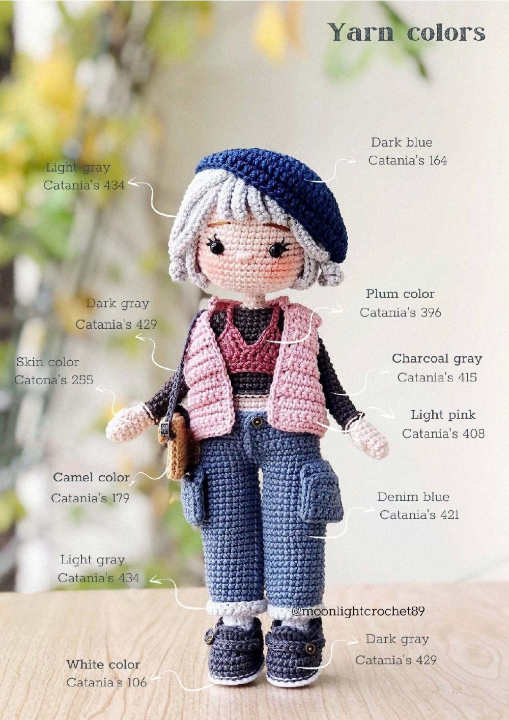 selina doll crochet pattern