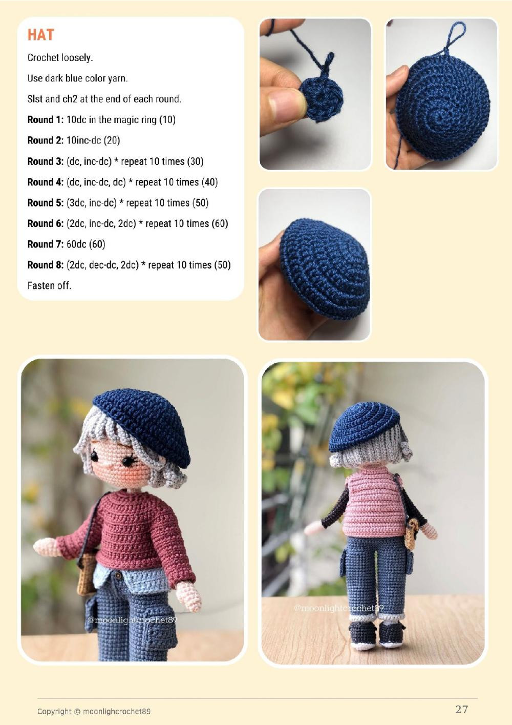 selina doll crochet pattern