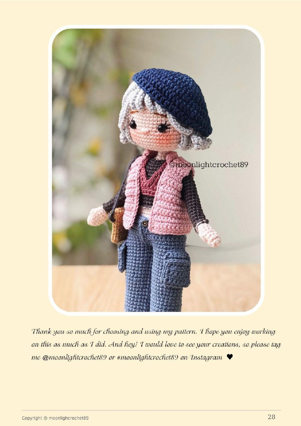 selina doll crochet pattern