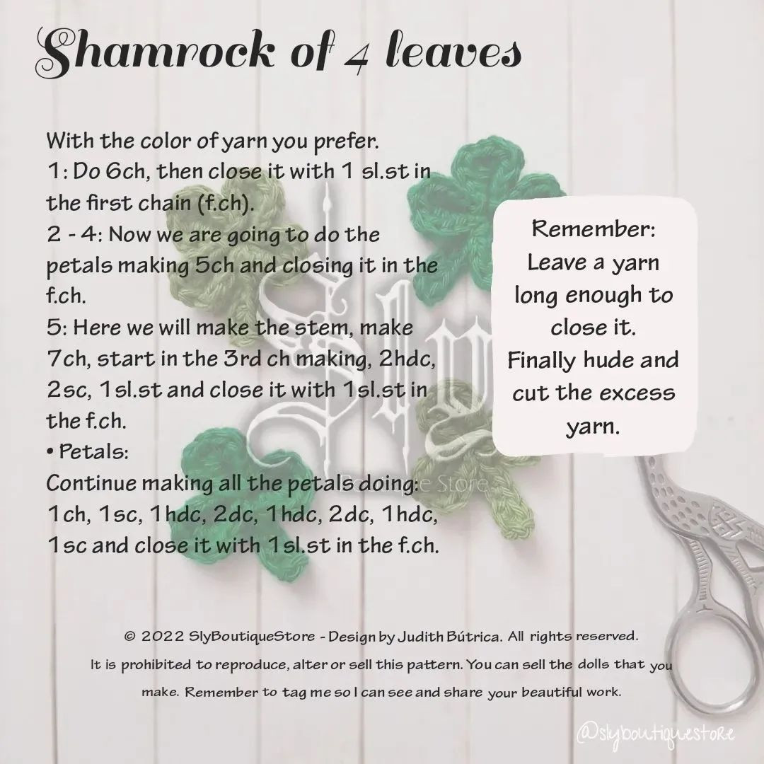 shamrock free pattern