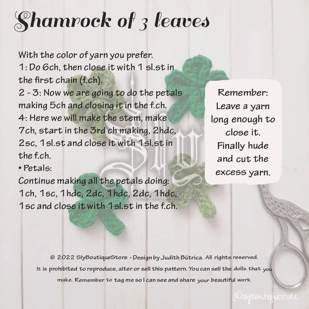 shamrock free pattern