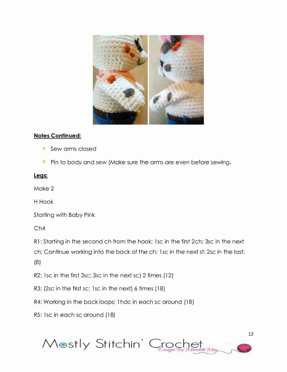 Sheriff Callie Inspired Crochet Pattern (cat)