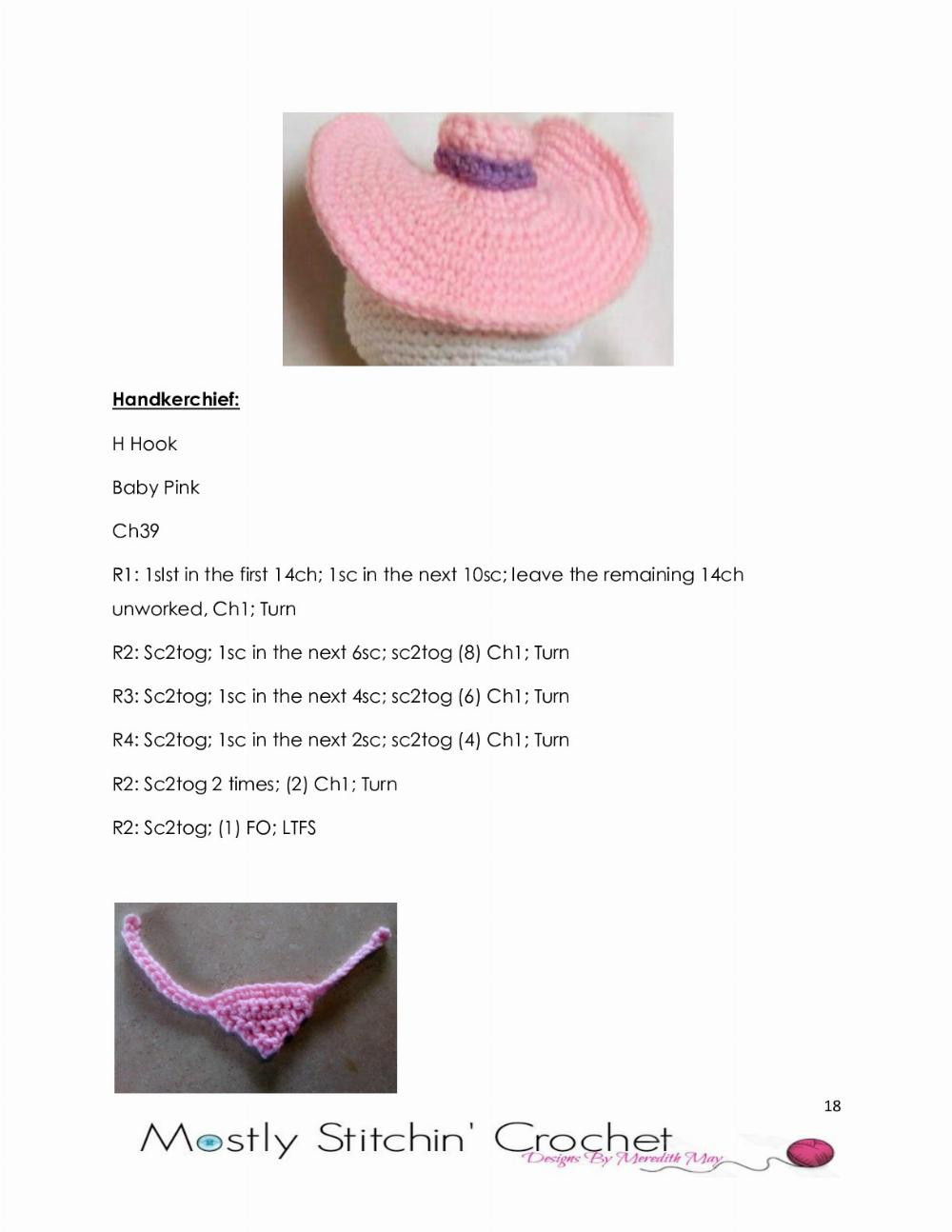 Sheriff Callie Inspired Crochet Pattern (cat)