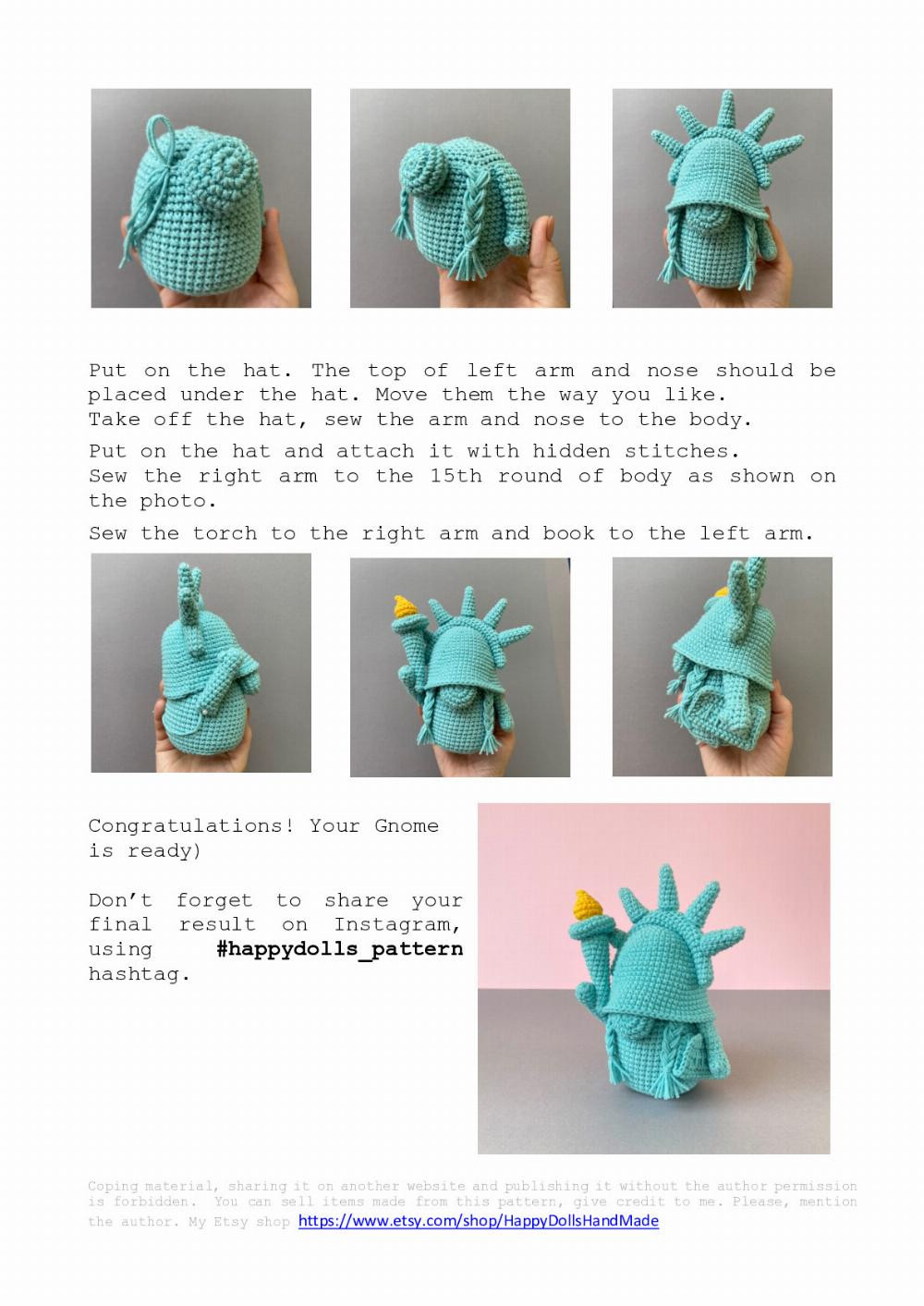 Statue of Liberty Gnome