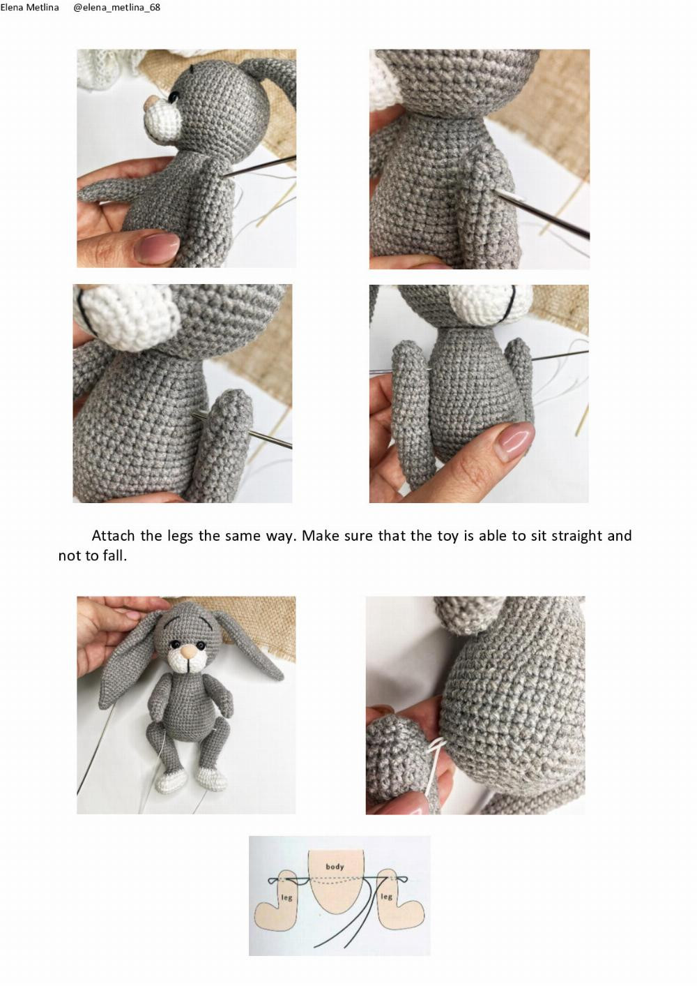 "Stephanie the Bunny" Crochet pattern