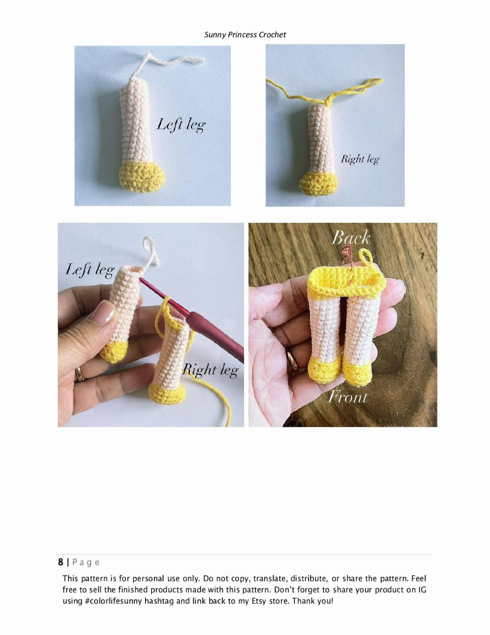 Sunny Princess Crochet SNOW WHITE CROCHET PATTERN