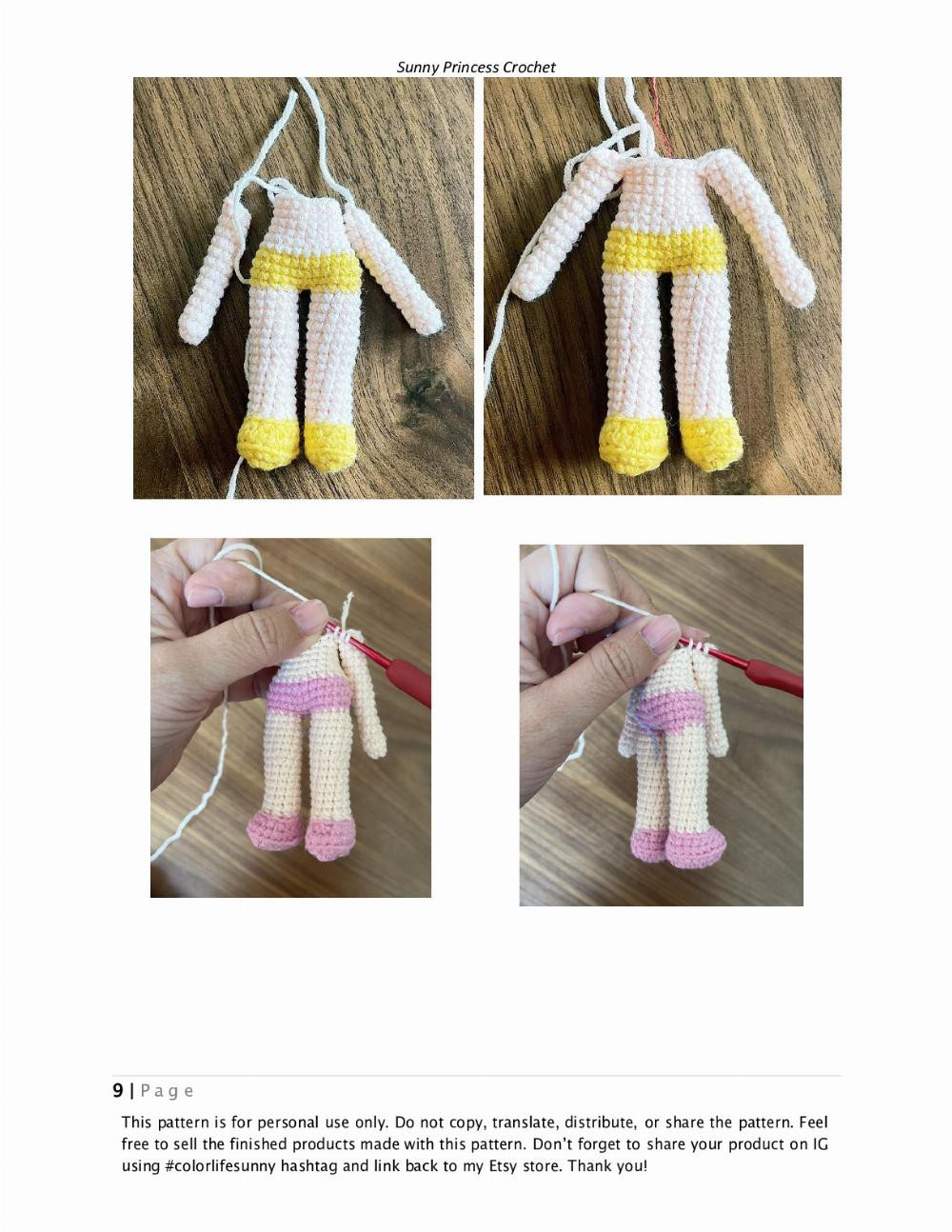 Sunny Princess Crochet SNOW WHITE CROCHET PATTERN