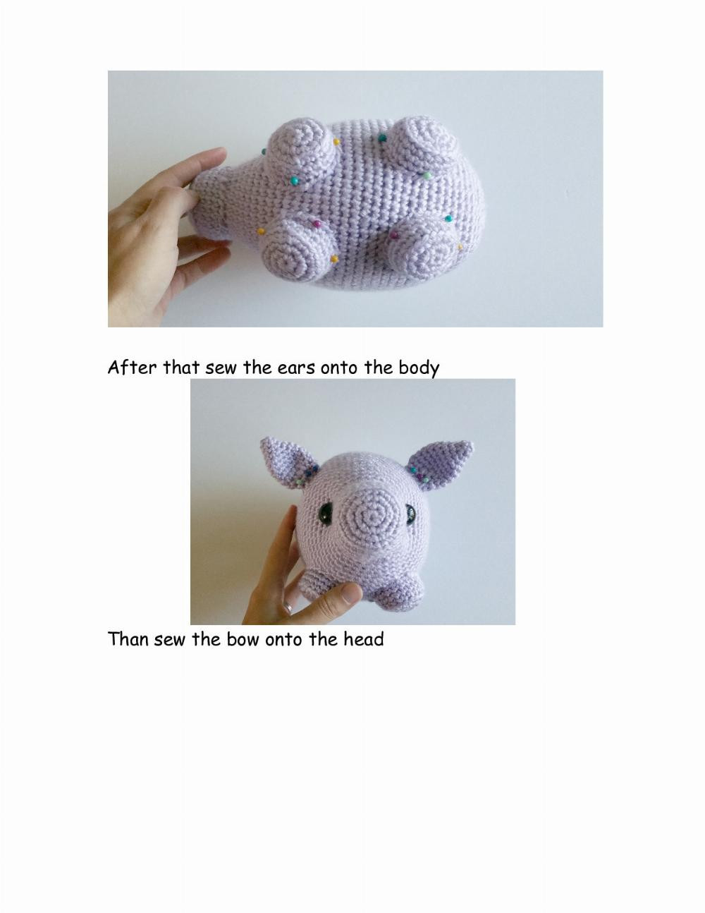 Tallulah and Tiggy the Pigs crochet pattern