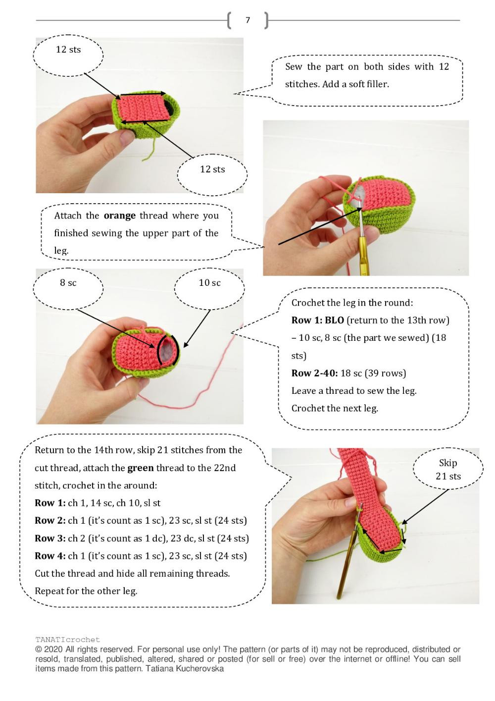 TANATI crochet CROCHET PATTERN “Theona doll”