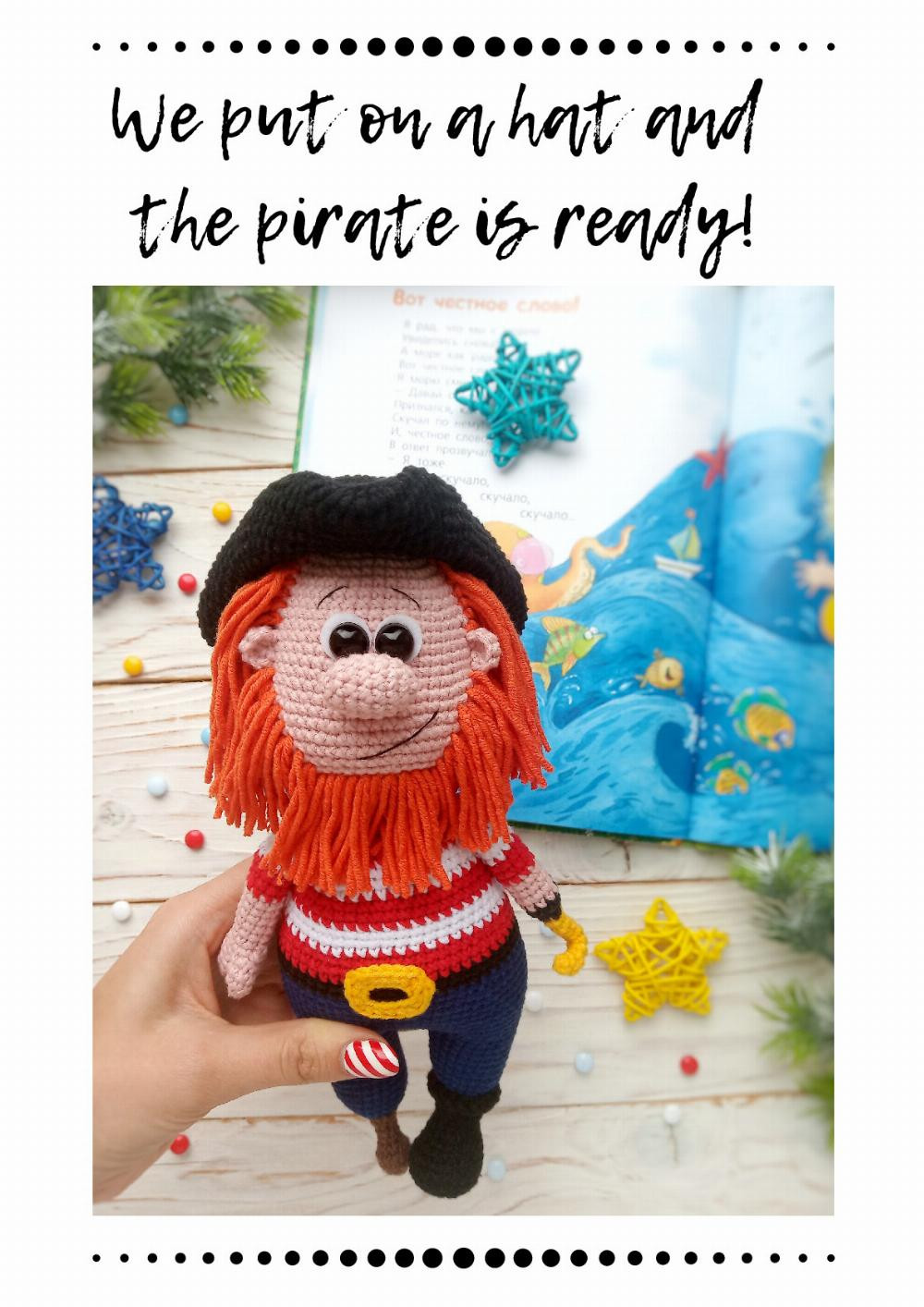 TATSIANA PADDUBSKAYA’S CROCHET PATTERN Pirate Plyushki Toys Patterns