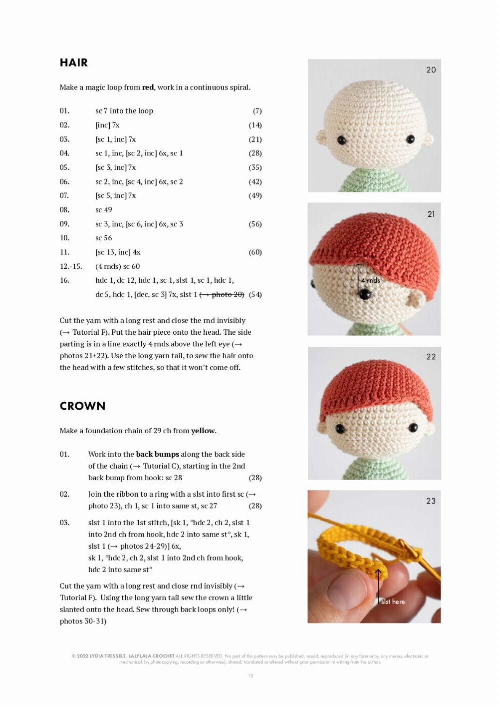 THE FROG PRINCE crochet pattern