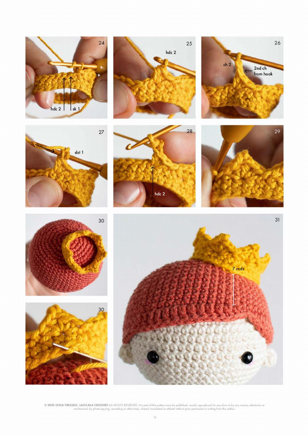 THE FROG PRINCE crochet pattern