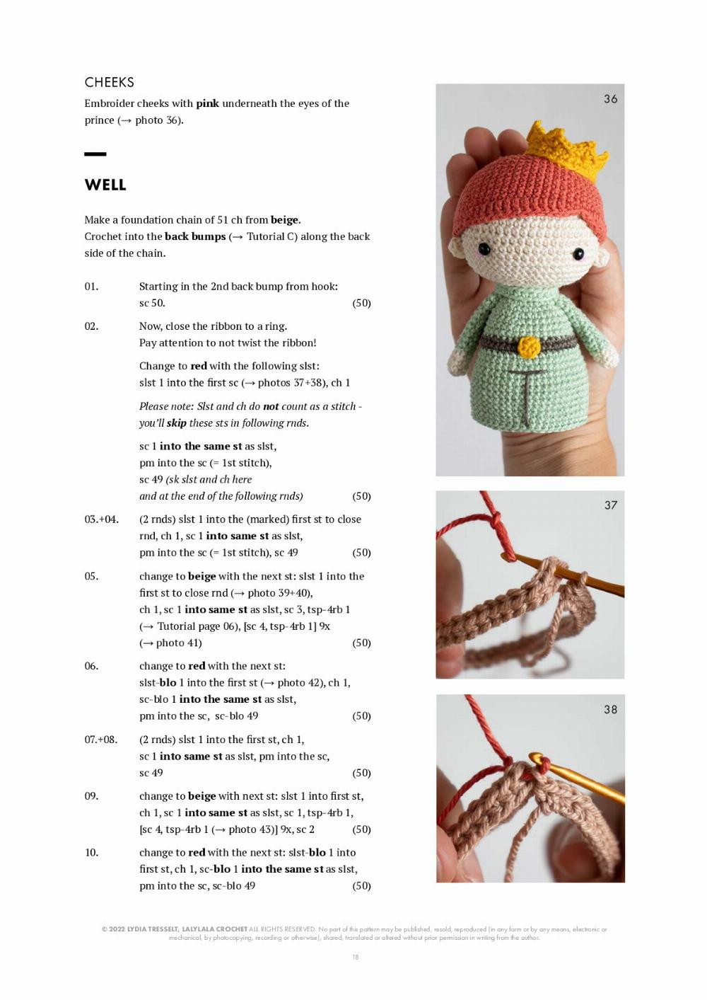 THE FROG PRINCE crochet pattern