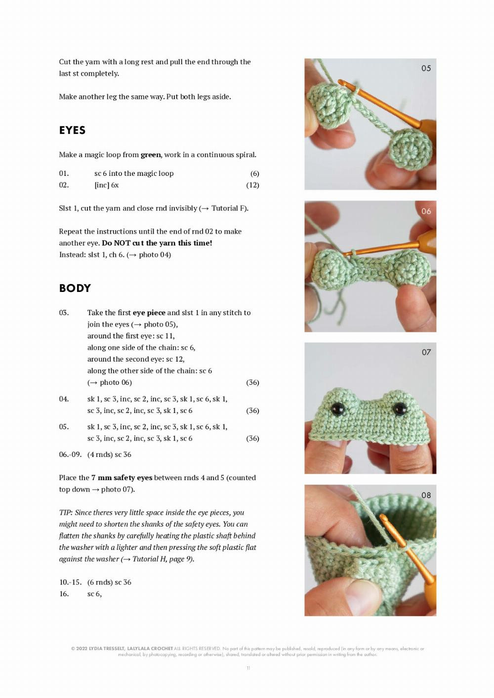 THE FROG PRINCE crochet pattern