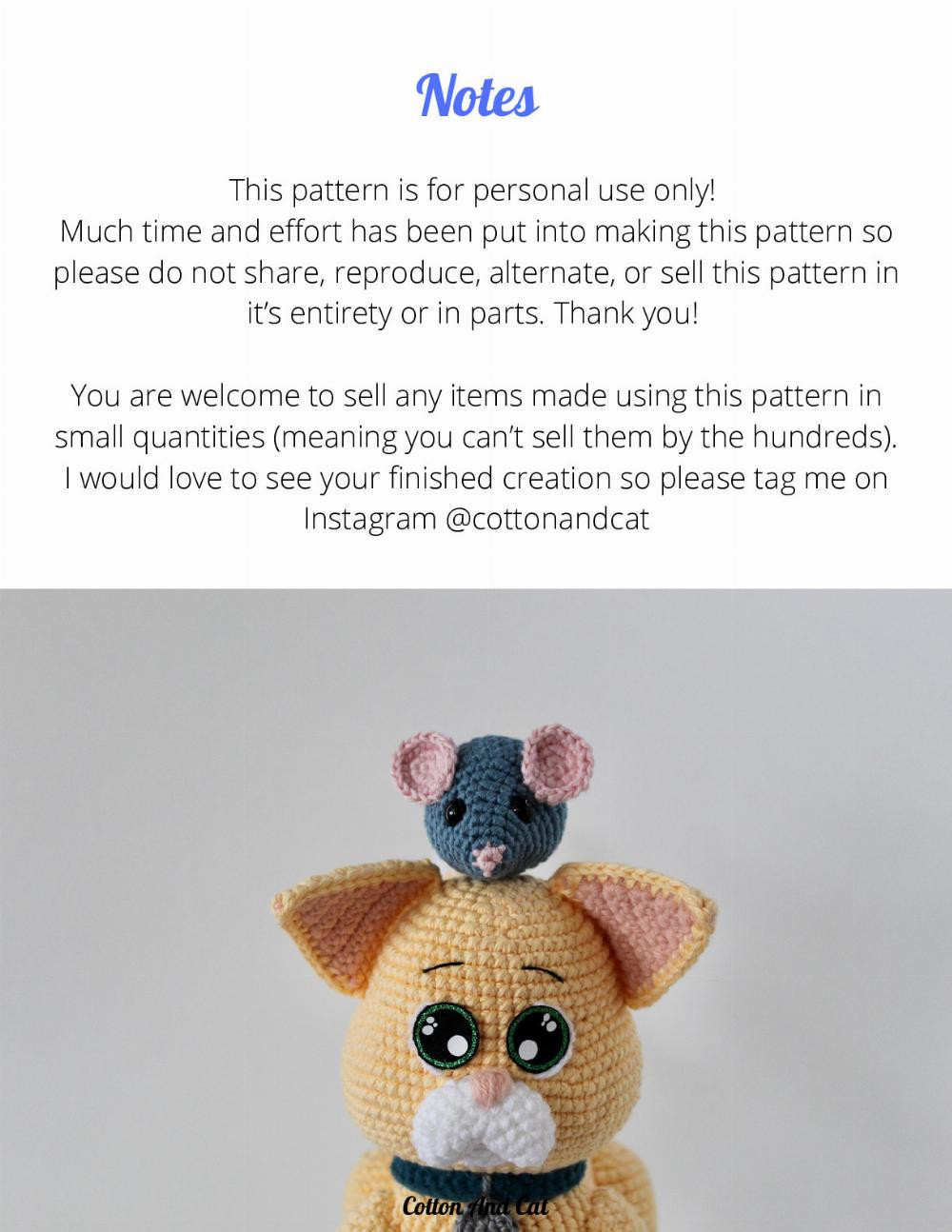 The Mouse crochet pattern