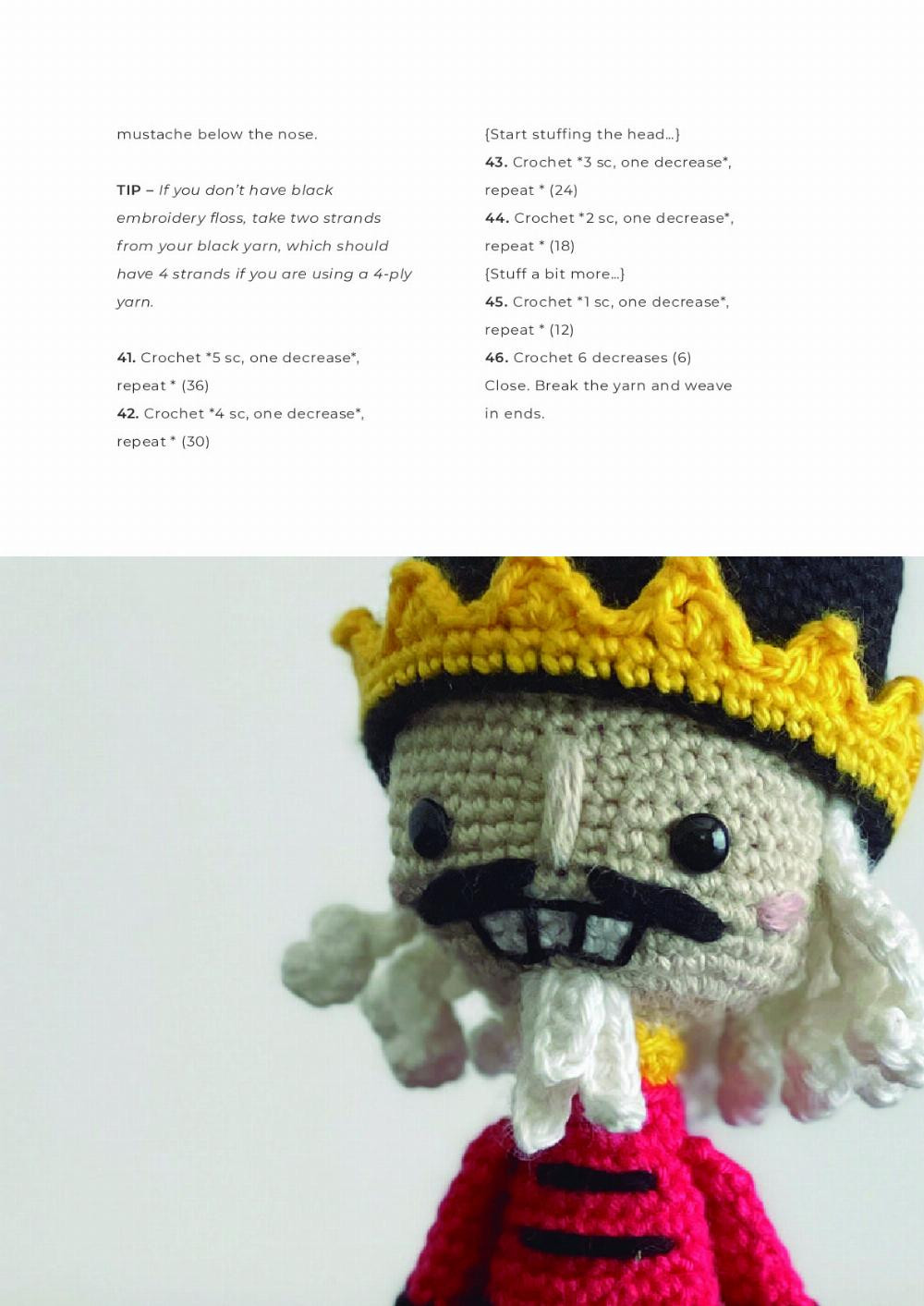 The Nutcracker Ballet doll crochet pattern