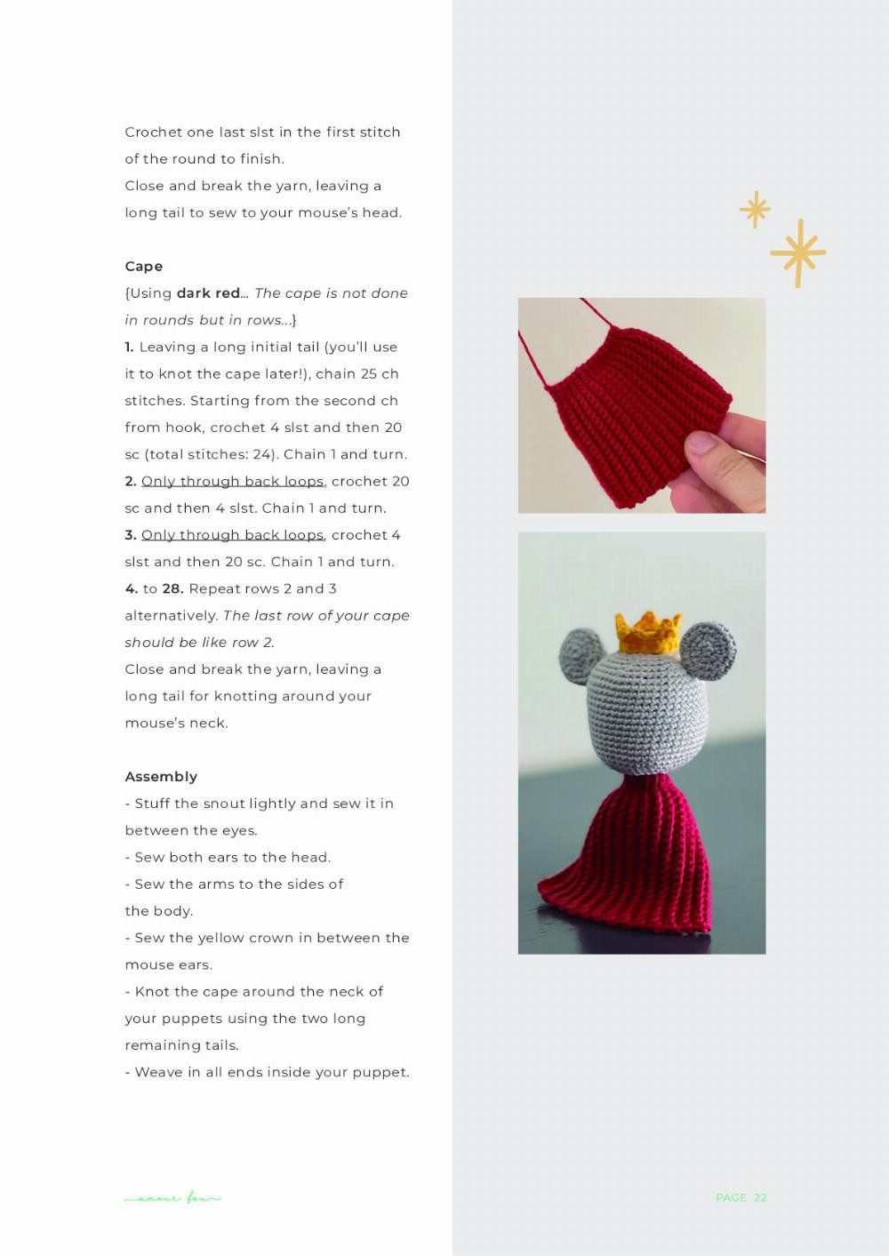 The Nutcracker Ballet doll crochet pattern