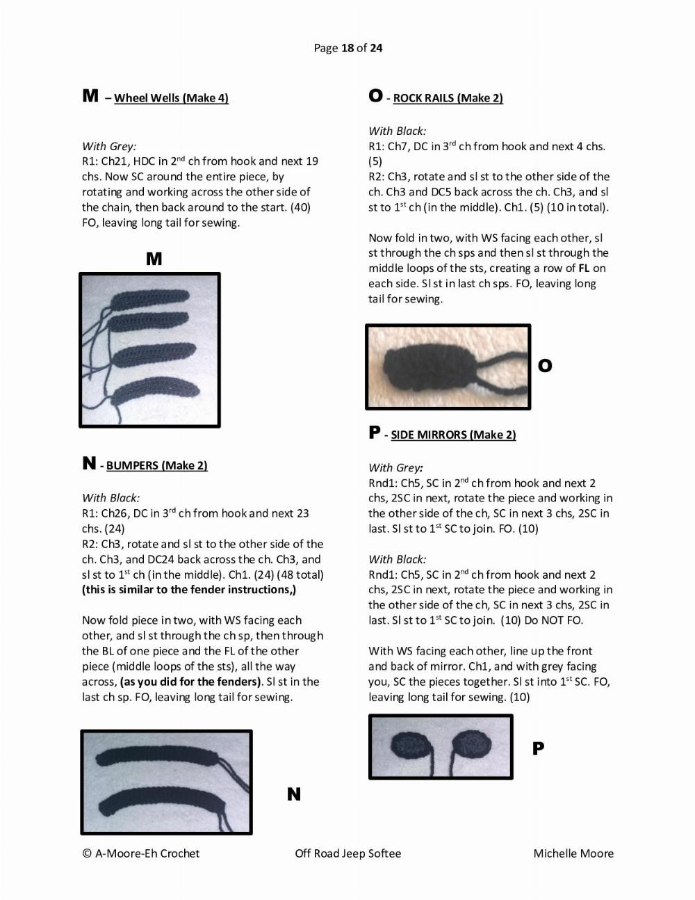 The Off Road Jeep Softee Pattern