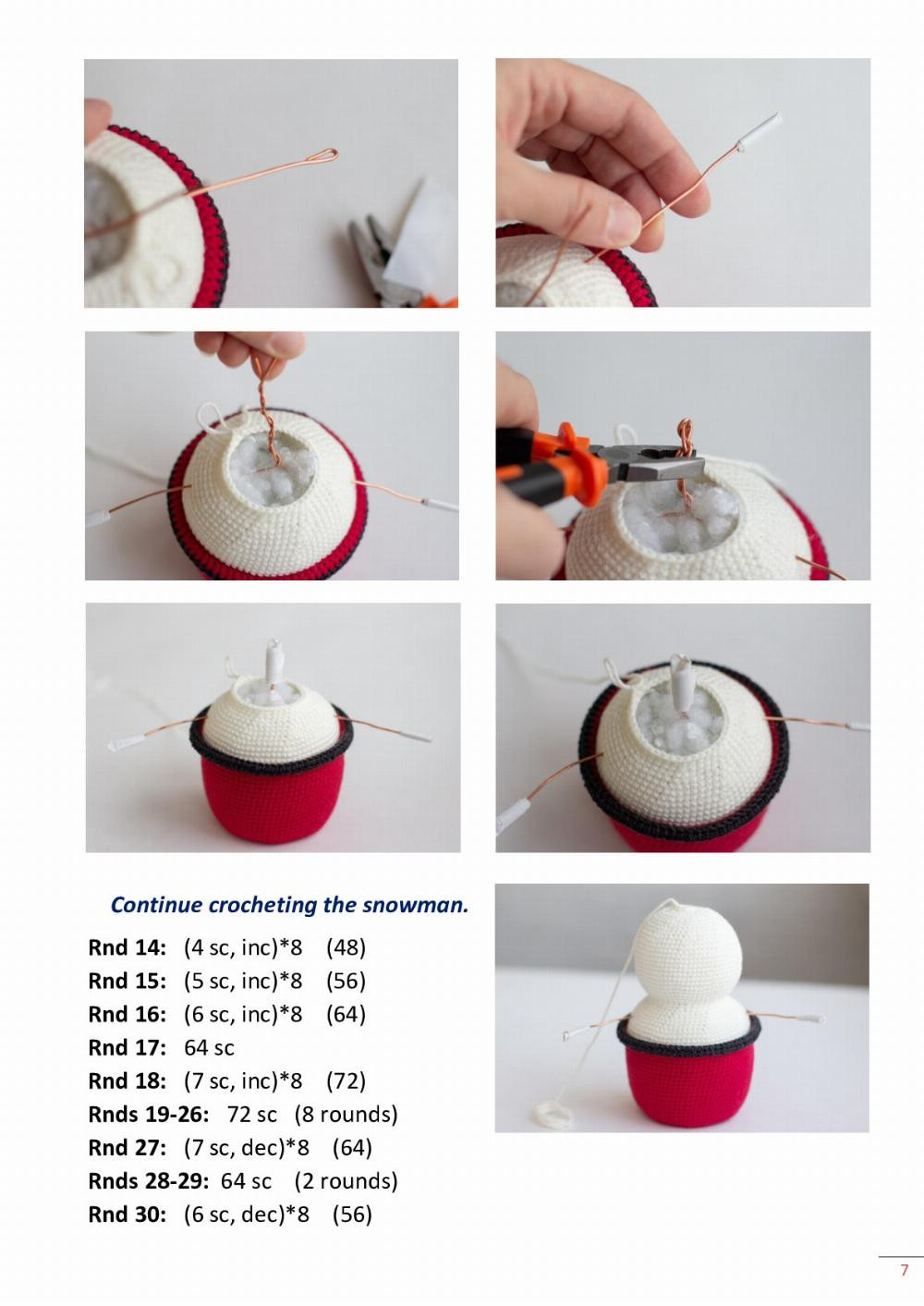 THE SNOWMAN MUG Crochet pattern