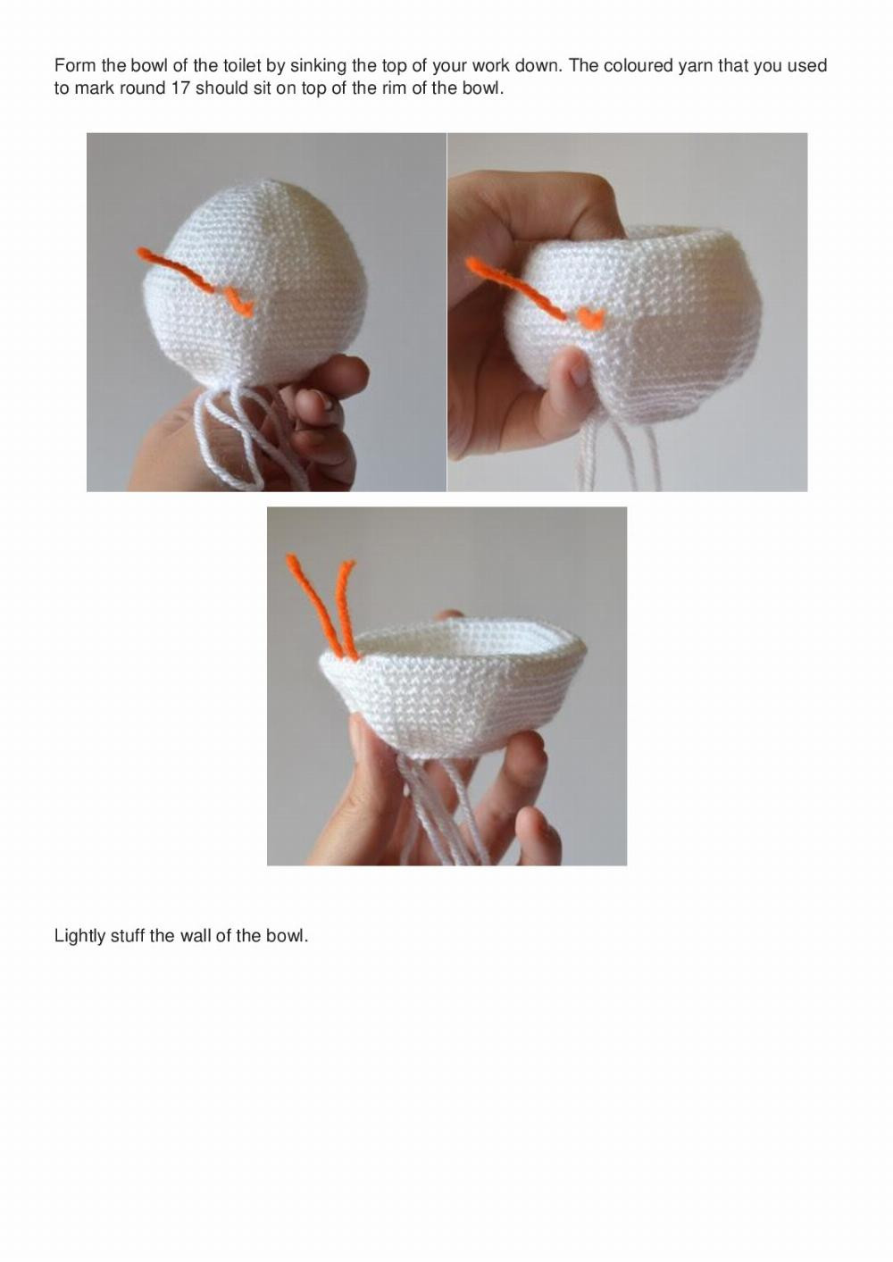 The toilet crochet pattern