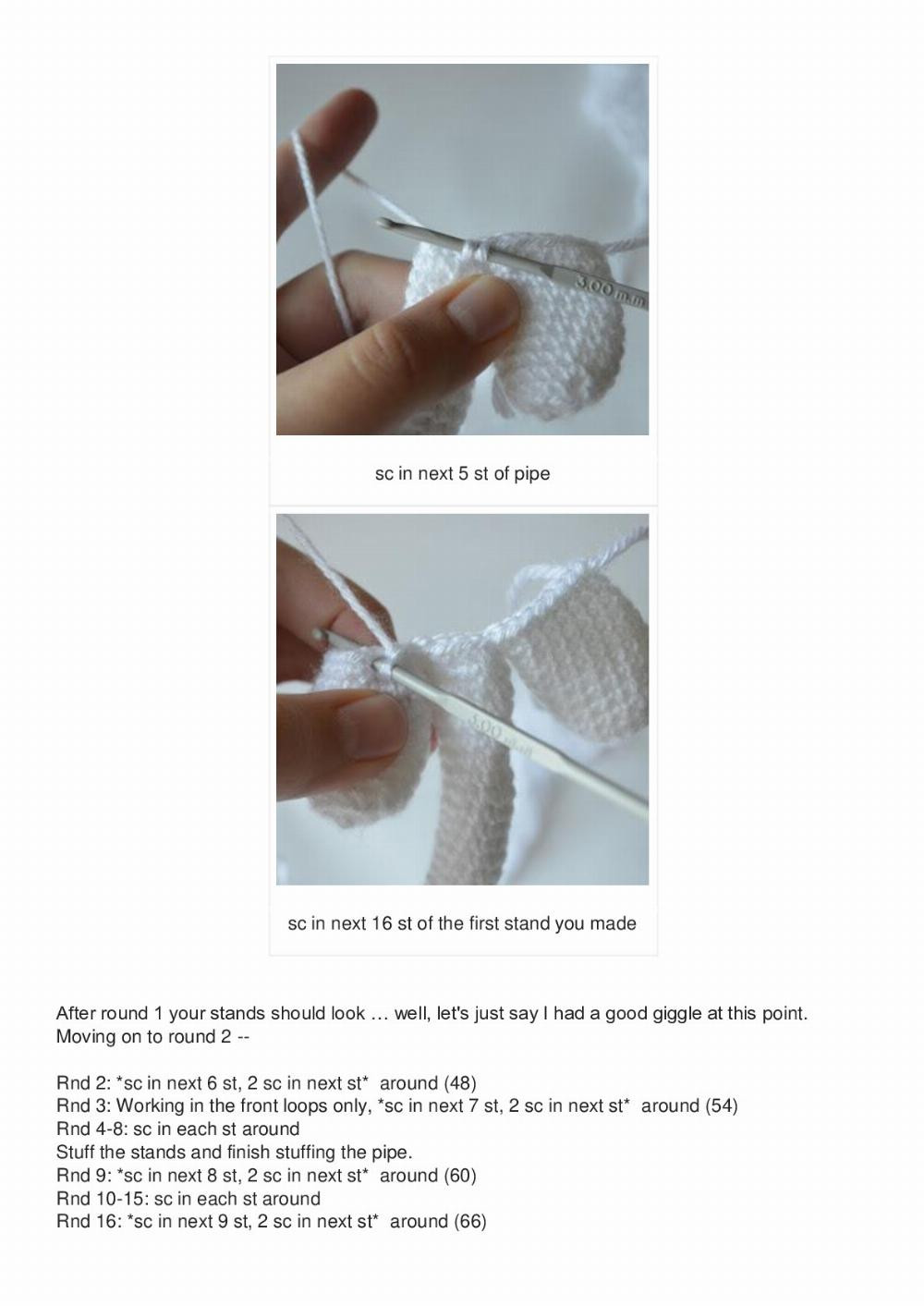 The toilet crochet pattern